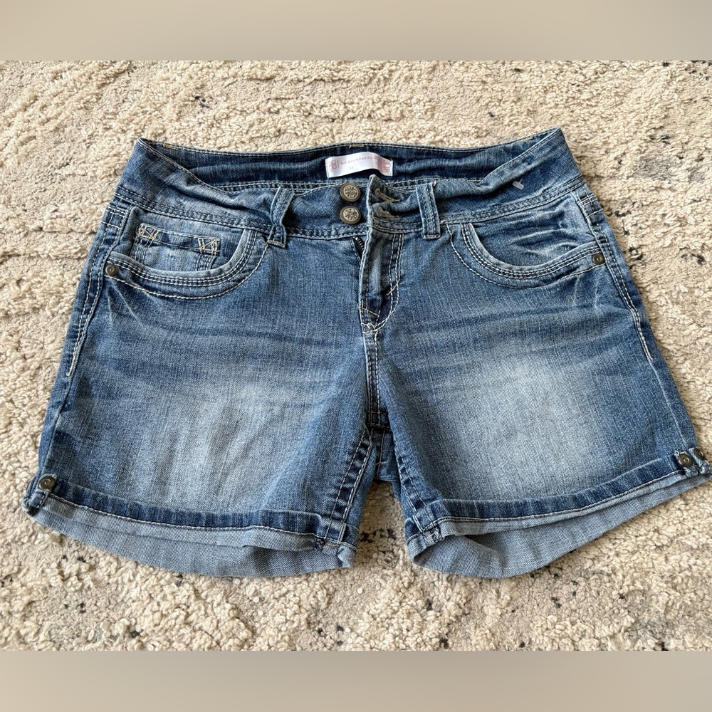 No Boundaries Denim Jean Blue Women's Shorts